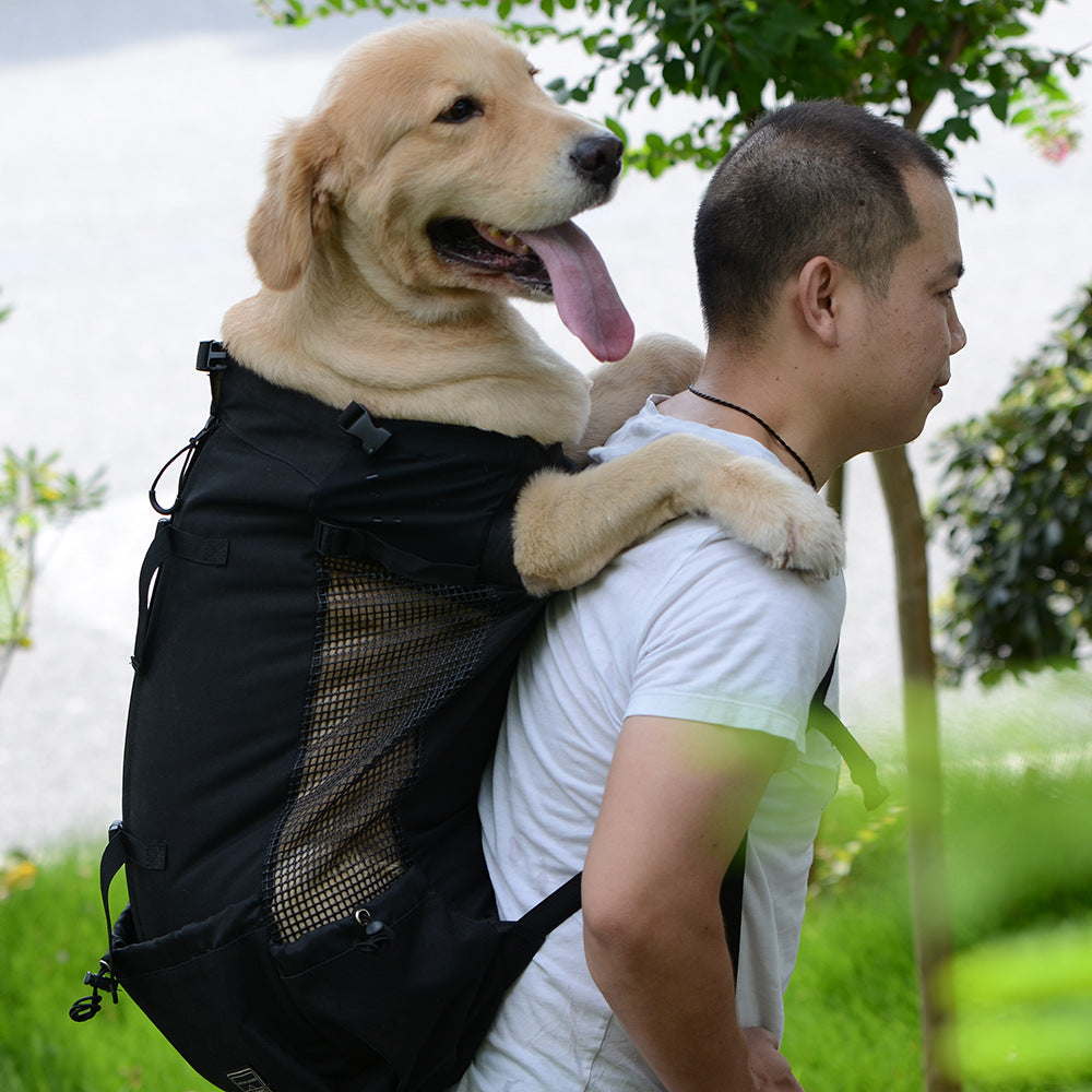 Ventilated and Breathable Pet Backpack Carrier