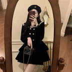 Slim Dark Swallowtail Trench Coat a Stylish Look