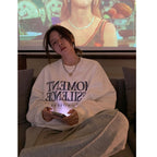 Women's Loose Round Neck Sweater for Spring & Autumn
