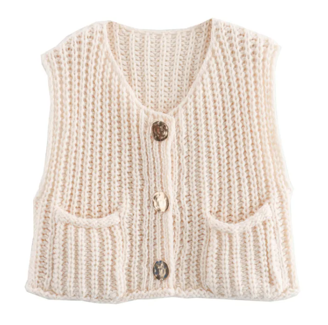 Cozy Layer Women's Pocket Knit Vest