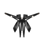 Multicolor Nylon Adjustable Thong with Pearl Massage