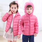 Lightweight Hooded Down Jacket for Kids (Medium/Large)