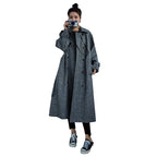 Plaid Coat Jacket for Casual Waist Slimming Style