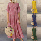 Polka Dot Long Dress for Women - Summer 2022 Collection