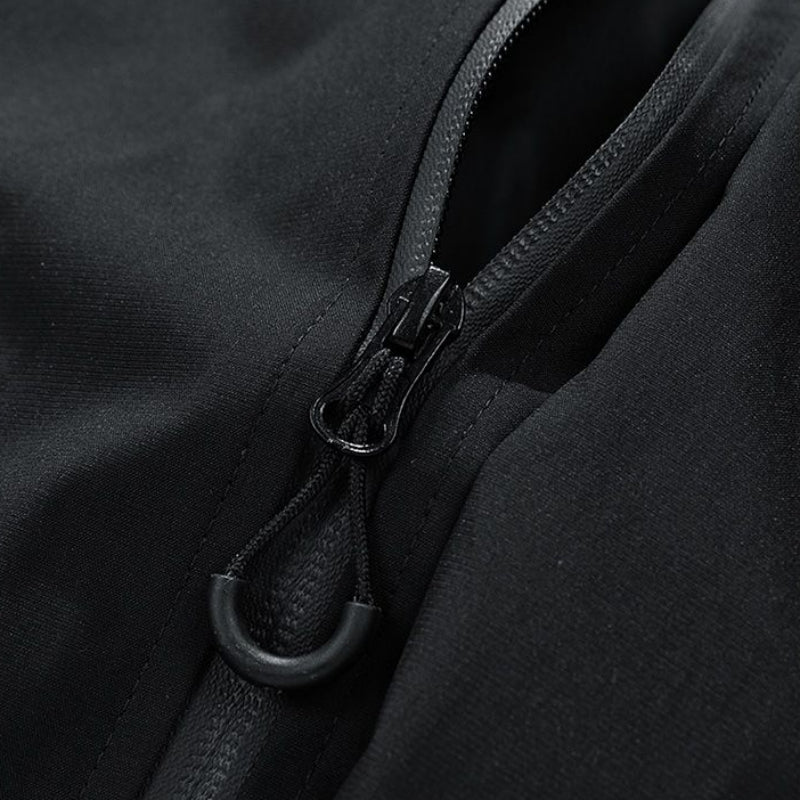 Men's Windproof Waterproof Hooded Jacket for Outdoors