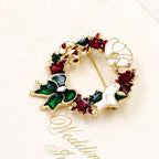 High-Quality Cartoon Christmas Brooch Set