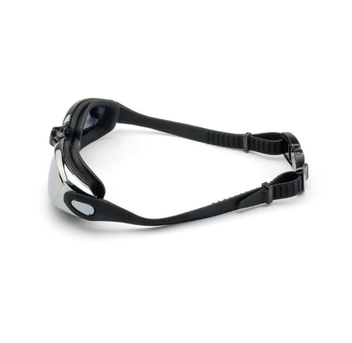 Unisex Anti-Fog Mirrored Swim Goggles with Earplugs