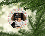 Chihuahua Dapple #1 Christmas Ceramic Ornament