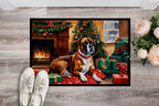 Boxer Cozy Christmas Doormat