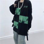 Green Ghost Hand Long-Sleeved Sweater for Couples