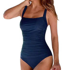 Plus Size One-Piece Push Up Swimsuit for Beach Wear