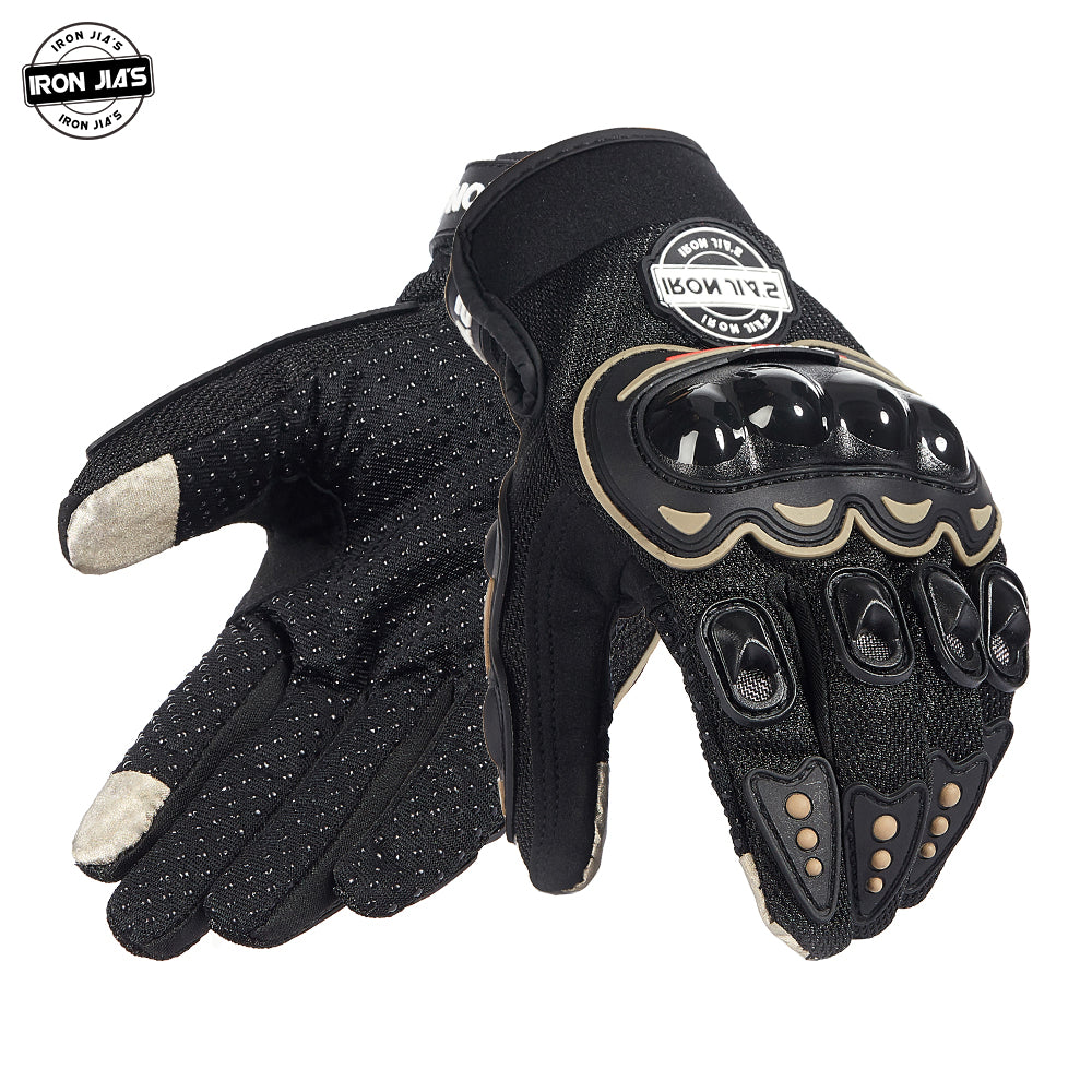 IRON JIA Full Finger Motorcycle Gloves - Touch Screen Gear