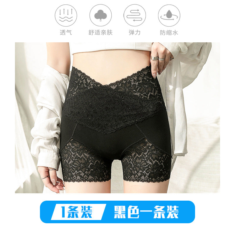 Summer High-Waist Lace Safety Shorts for Women