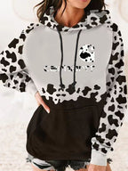 Women's Casual Printed Sports Hoodie | Streetwear