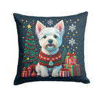 Westie Christmas Throw Pillow