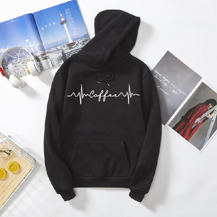 Harajuku Style Thick Hooded Sweatshirt with Fleece Lining | Streetwear