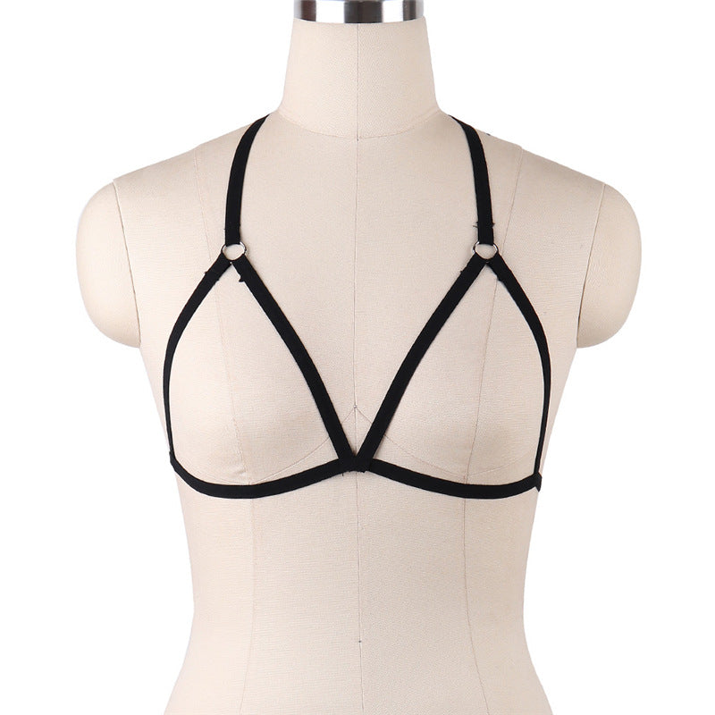 Lace Bodysuit with Open Cups and Straps for Seduction