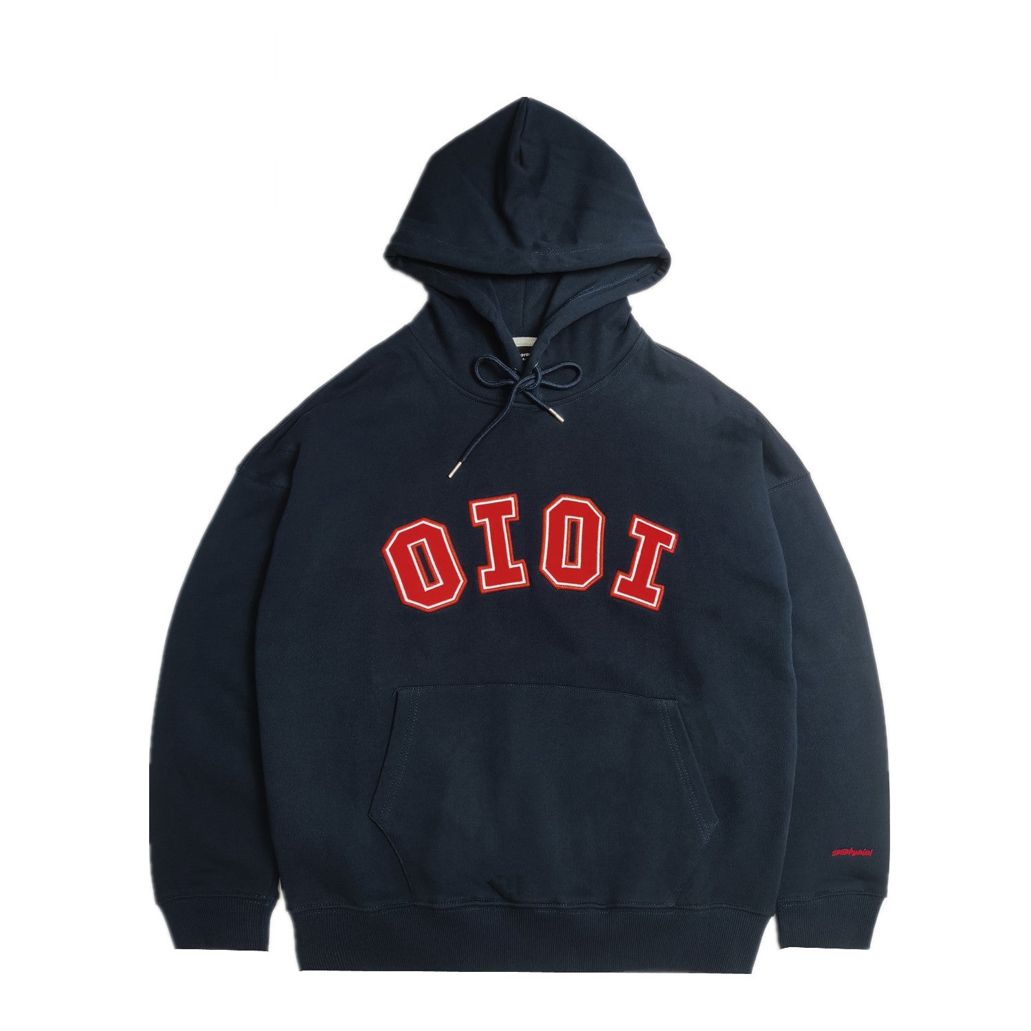 Men's Hooded Sweatshirt with Pocket and Embroidery | Streetwear