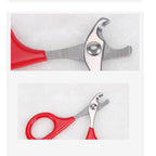 Pet Nail Clippers for Cats & Small Dogs, Stainless Steel Curved Blade Claw Trimmer Scissors, Easy-Grip Grooming Tool