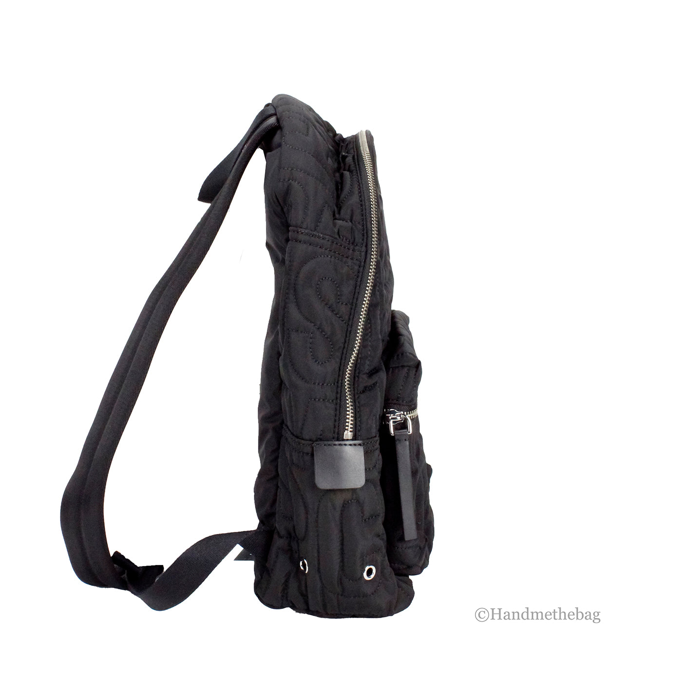 Marc Jacobs Medium Black Monogram Quilted Puffy Backpack | Streetwear