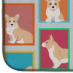 Lots of Fawn Cardigan Corgi Dish Drying Mat