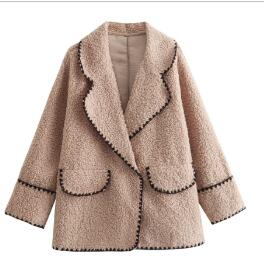 Textured Women's Wool Coat Osaka (One Piece)