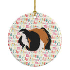 Sheba Guinea Pig Christmas Ceramic Ornament