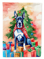 Great Dane Christmas House Flag