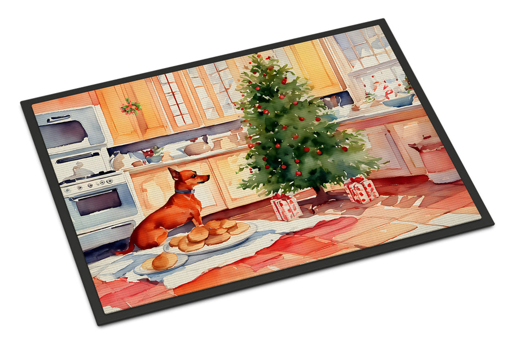 Miniature Pinscher Christmas Cookies Doormat