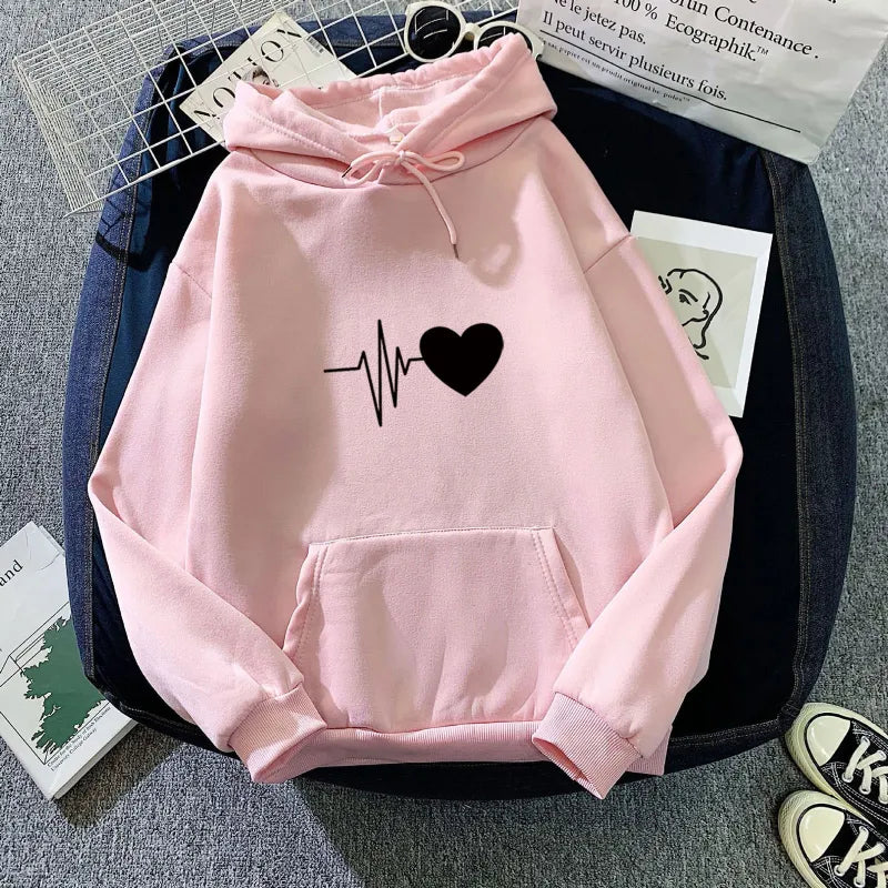 Women's Plus Velvet Hoodie | Streetwear