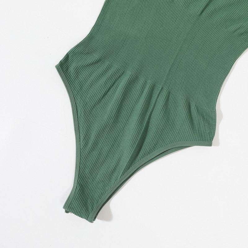 Women's Tummy Control Fitted Pants and U-Back Tank Top