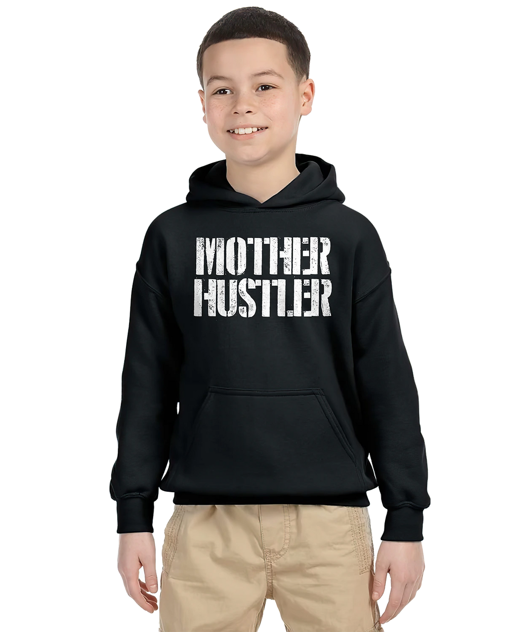 Mother Hustler Unisex Kids Hoodie | Streetwear