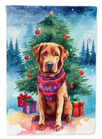 Chesapeake Bay Retriever Christmas Garden Flag