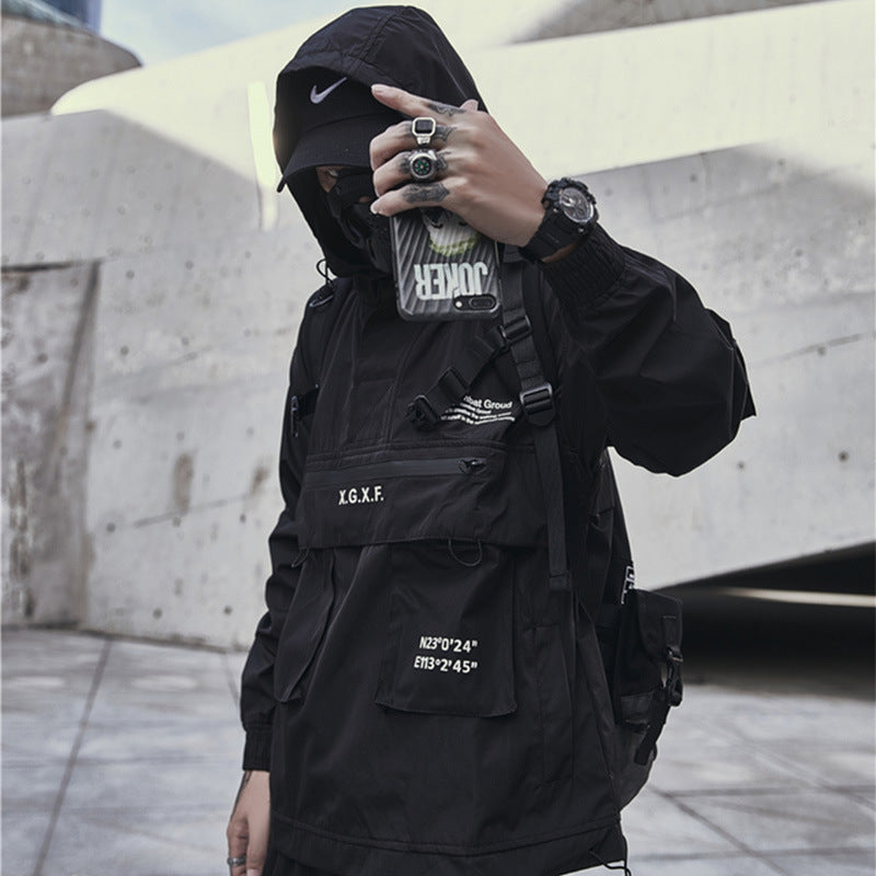 Men's Tactical Jacket - Japanese Safari Style, Hooded