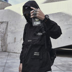 Men's Tactical Jacket - Japanese Safari Style, Hooded