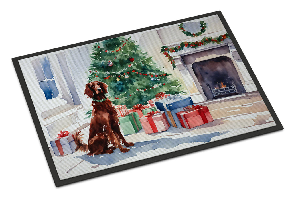 Irish Setter Cozy Christmas Doormat