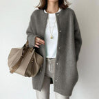 Berit™ Cardigan with Buttons and Long Sleeves (One Piece)