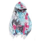 Loose Hooded Tie Dye Long Sleeve Sweatshirt | Streetwear