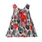 Girls' Princess Dress with Floral Print for Kids