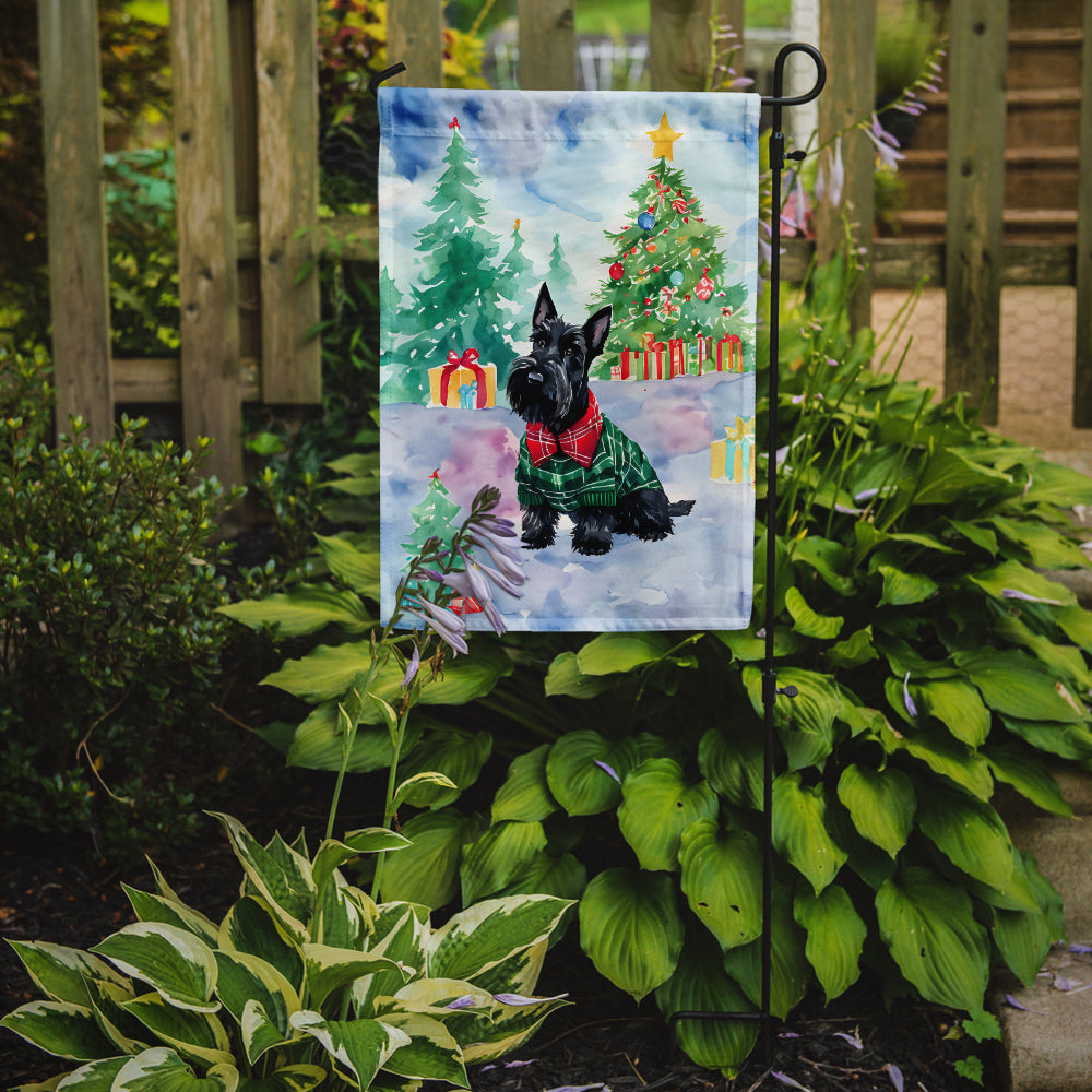 Scottish Terrier Christmas Garden Flag