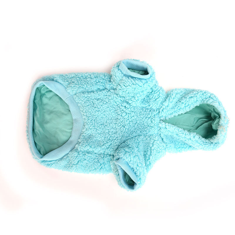 Cotton Fleece Solid Color Sweater for Dogs and Cats