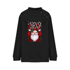 Printed Button Christmas Long Sleeve Sweatshirt for Women | Streetwear