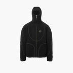 Zipper Letter Embroidery Warm Sweater