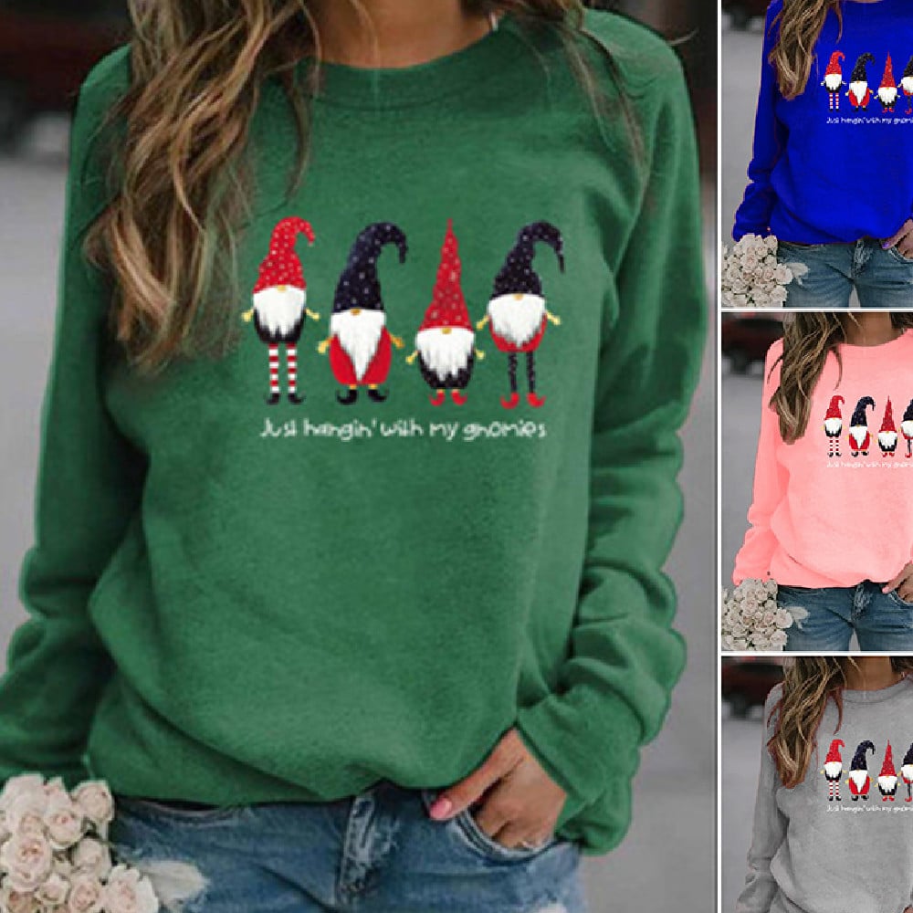 Letter Printed Crew Neck Sweatshirt | Streetwear