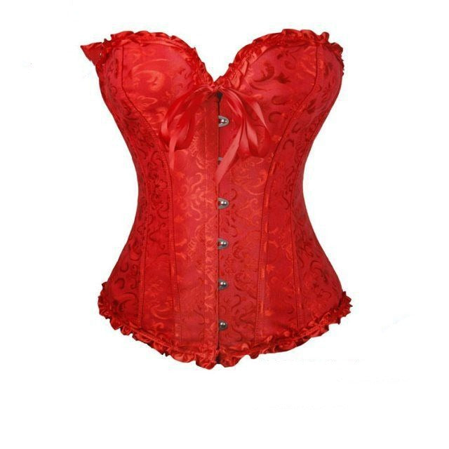 Women's Lace Corset Bustier Plus Size