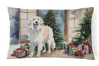 Great Pyrenees Cozy Christmas Throw Pillow
