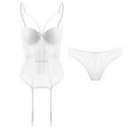 New Lace Lingerie with Sheer Design for Nightclubs