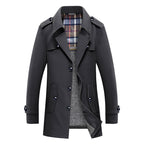 Plus Size Mid-Length Winter Business Jacket