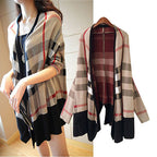 Playful Plaid Cardigan