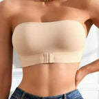 Strapless Front-Hook Bandeau Bra